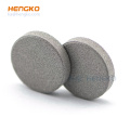 Sintered porous 316 stainless steel filter disc for Liquid Diffuser